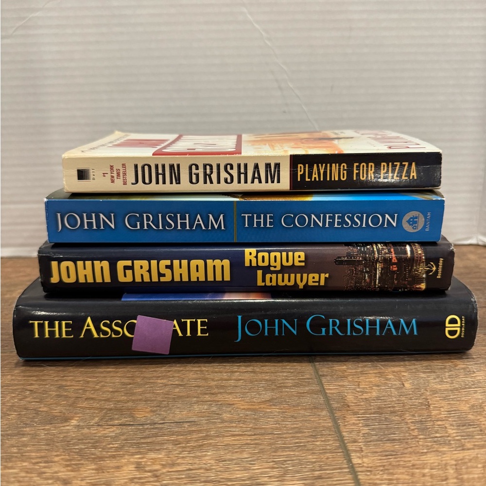 John Grisham Novels - Set of 4 - Hardcover and Paperback